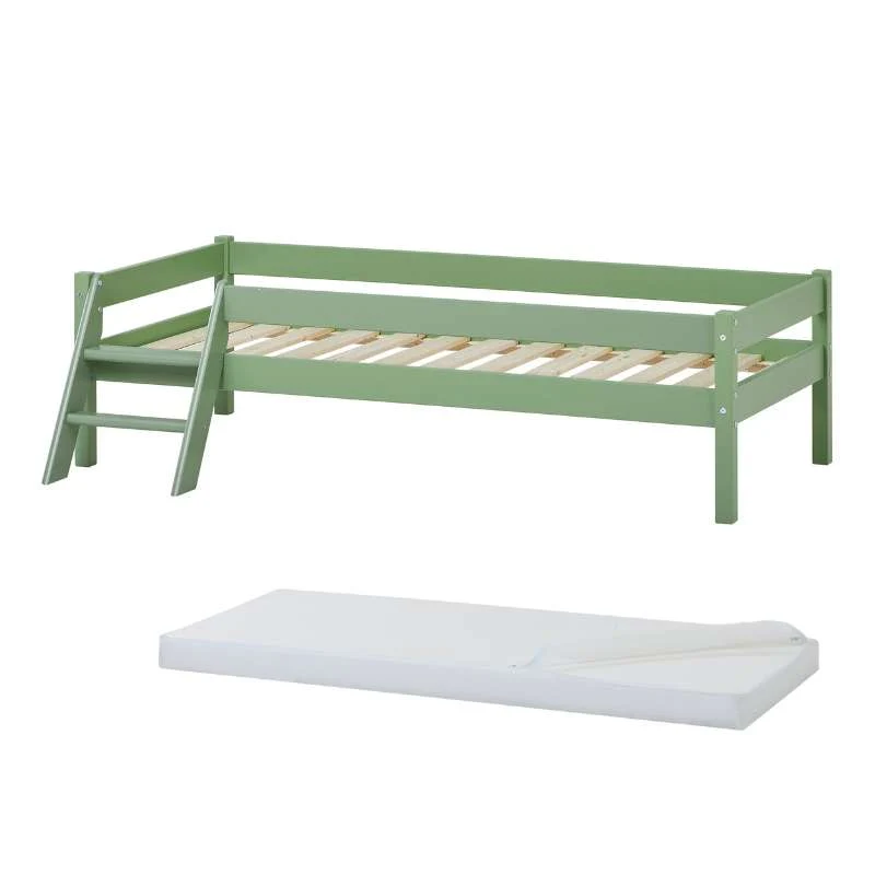 Kid'oh Juniorska postelja s Sweet Dream madracem - 70x160 cm - Zelena