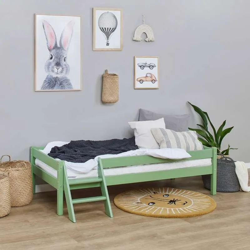 Kid'oh Juniorska postelja s Sweet Dream madracem - 70x160 cm - Zelena