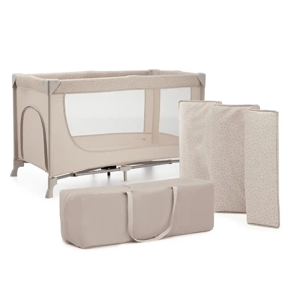 Kinderkraft Putni krevetić 2u1 Joy 2, Beige
