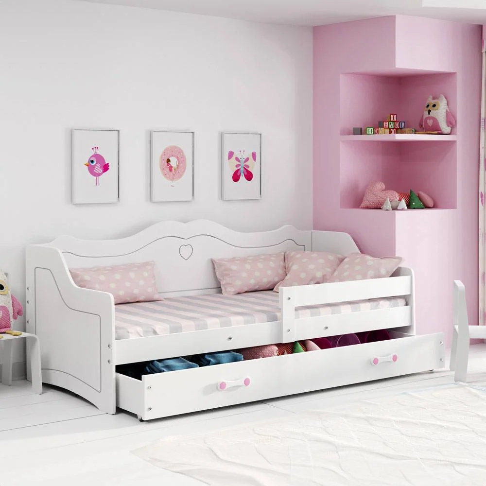 Krevet BMS Julia + ladica, BIA 160x80 bijela