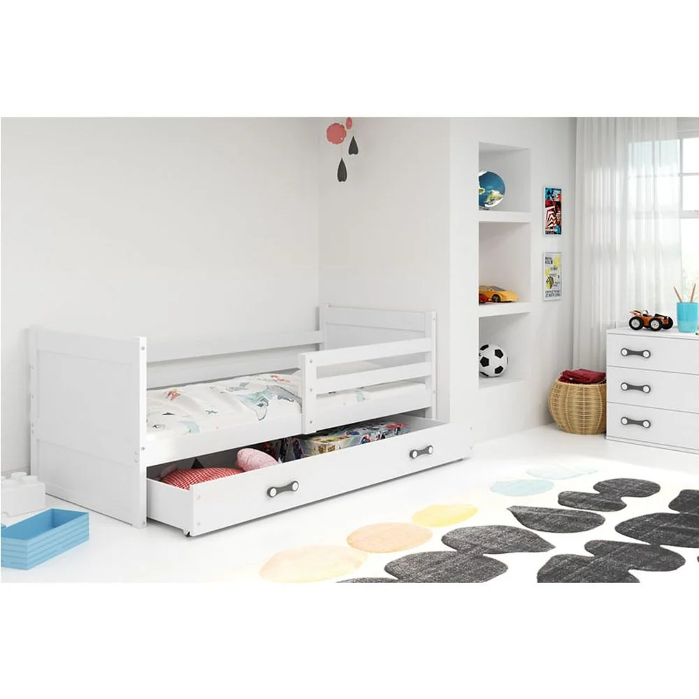 Krevet BMS Rico + ladica 190x80 cm, BIA bijela