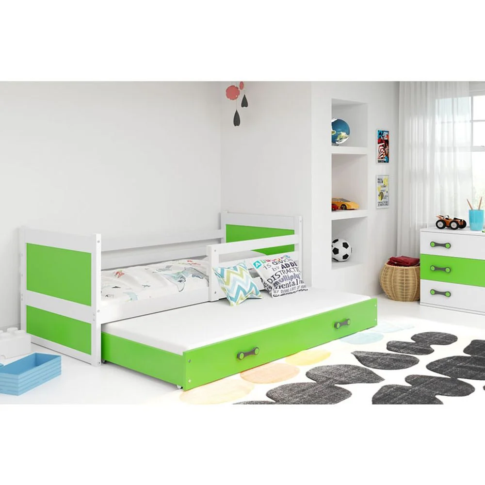 Krevet BMS Rico za 2 osobe 200x90 cm, BIA zelena