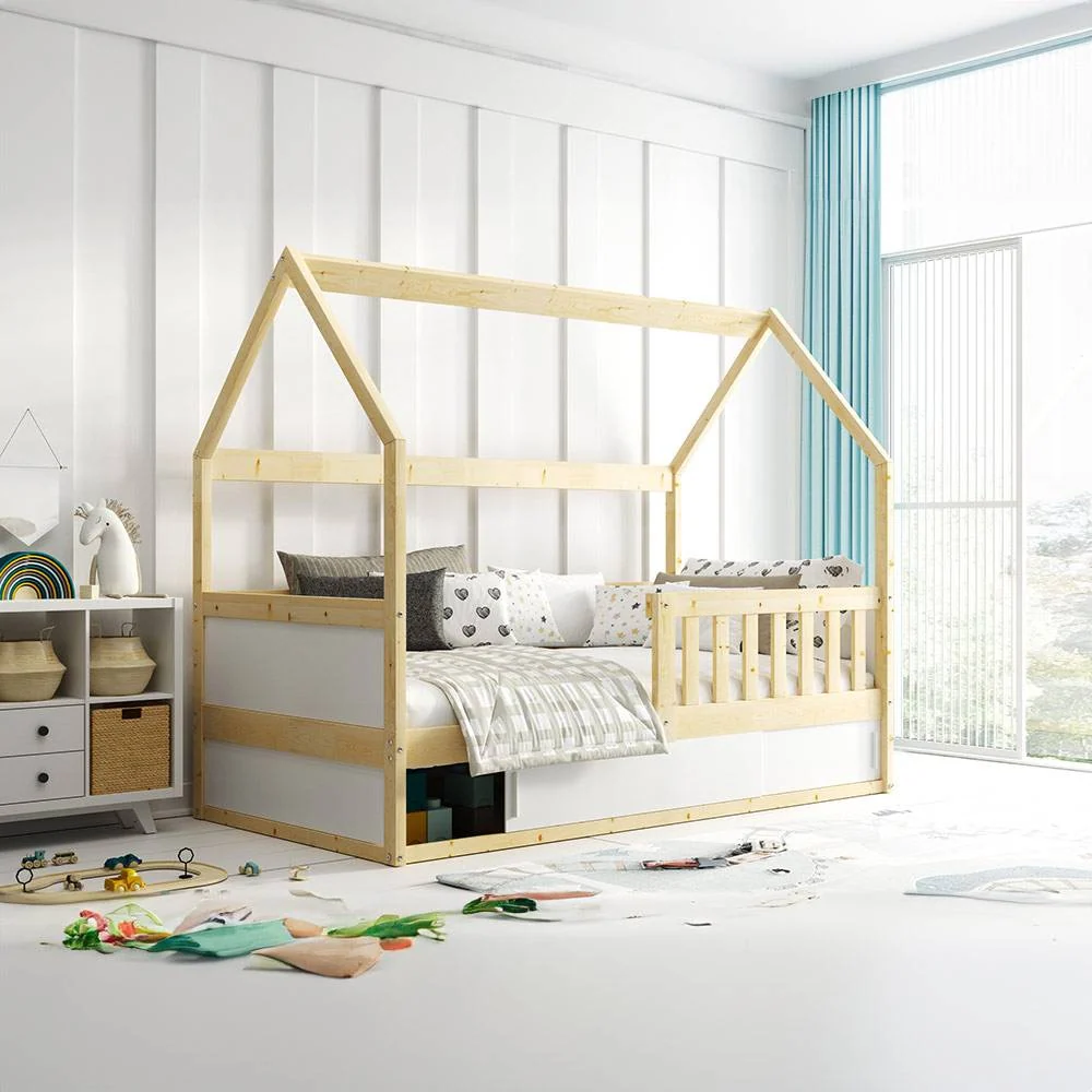 Krevet BMS Smart 2 Domek sa spremištem 160x80 cm PINE