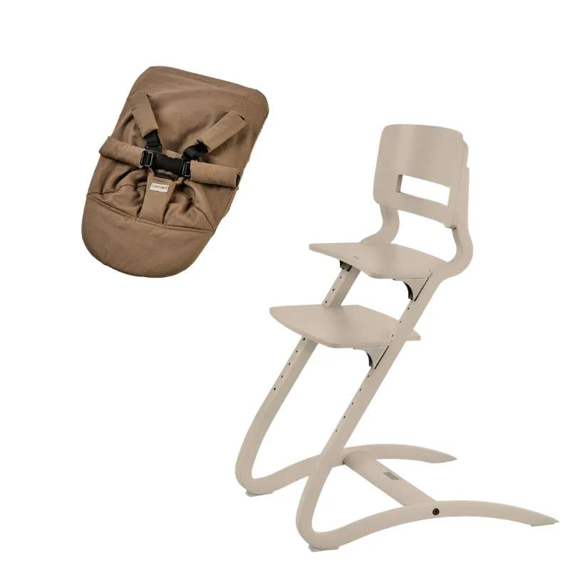 Leander Louie™ visoka stolica s baby uloškom - Cappuccino