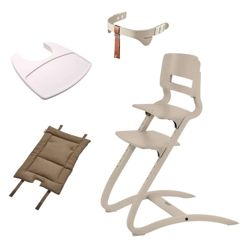 Leander Louie™ Visoka stolica - Cappuccino - Paket 2