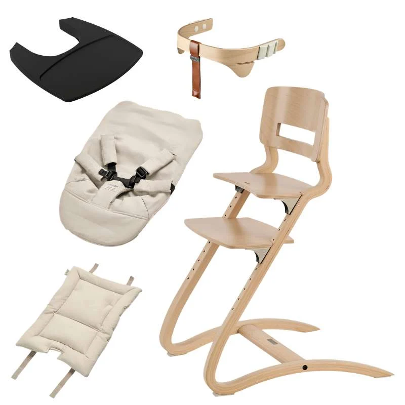 Leander Louie™ Visoka stolica s. Opruga - Bukva - Prirodan