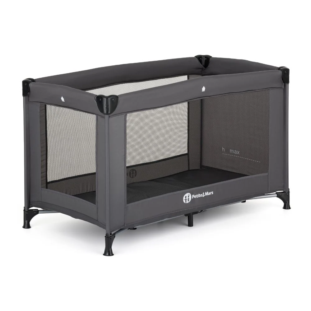 PETITE&MARS Putni krevetić Koot Lite, Dark Grey
