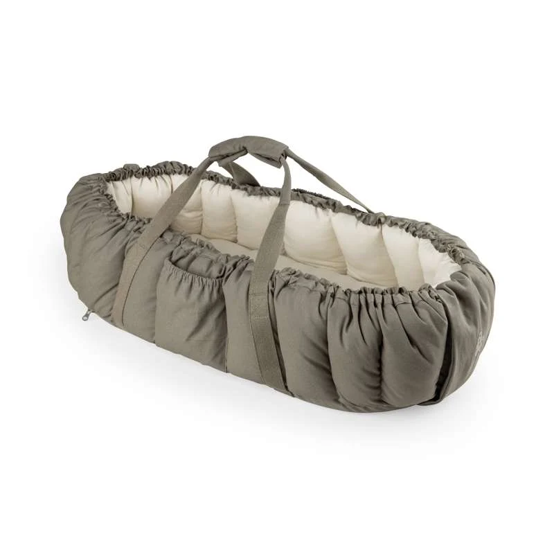 Sebra 3-u-1 Babynest - Tamno maslinasta