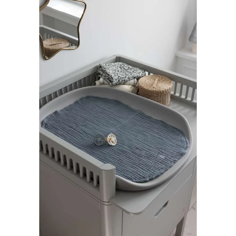 Sebra Puslebord s ladicama - Kamena siva - Paket 1