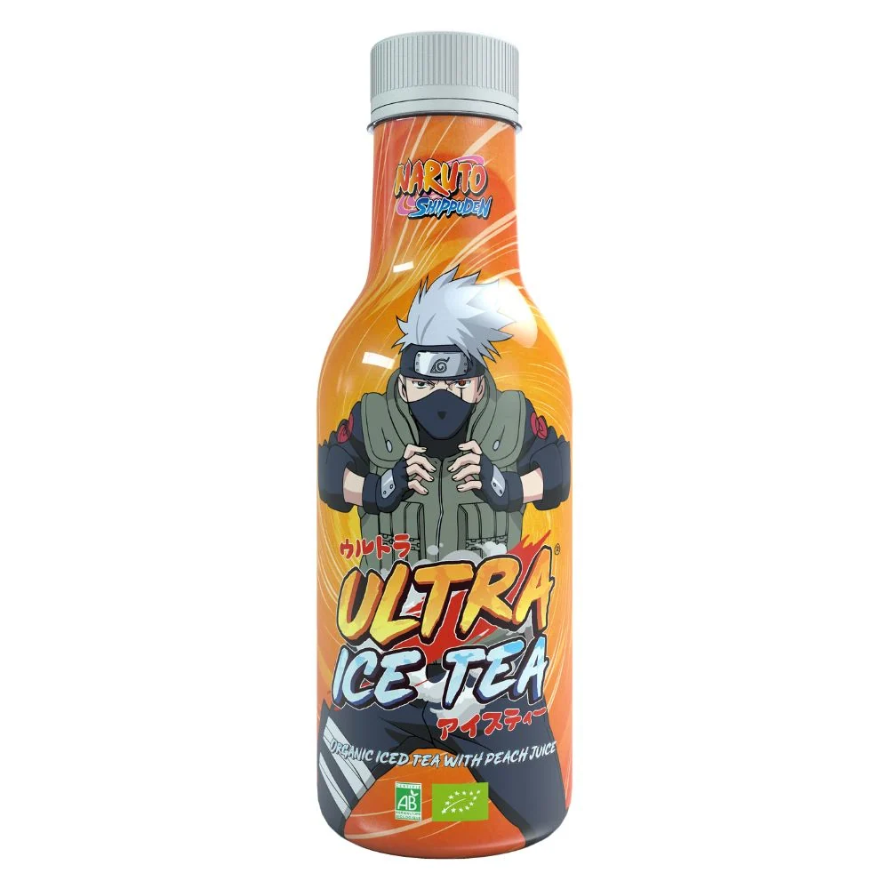 Naruto Ultra Ice Tea Kakashi Peach Juicy, bijeli čaj sa sokom od breskve od 500ml