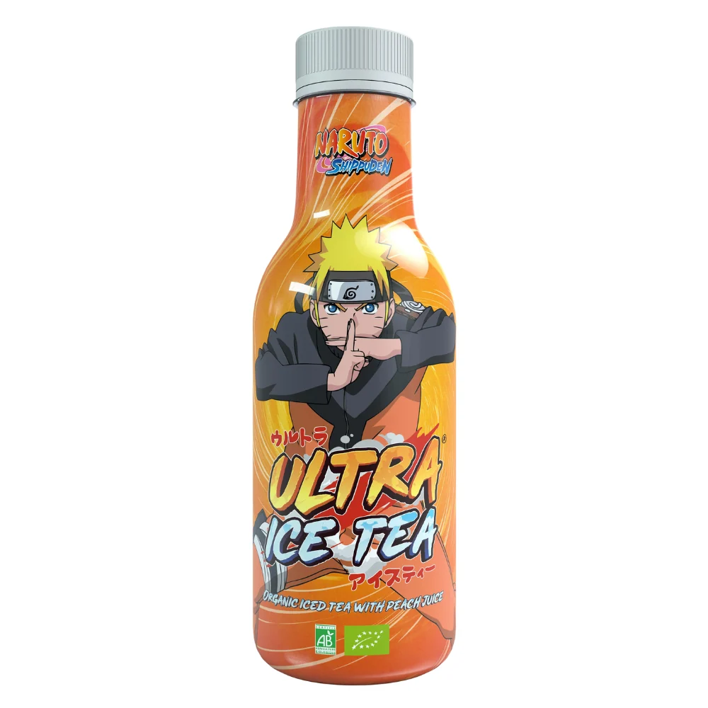 Naruto Ultra Ice Tea Naruto Peach Juicy, bijeli čaj s okusom breskve od 500ml