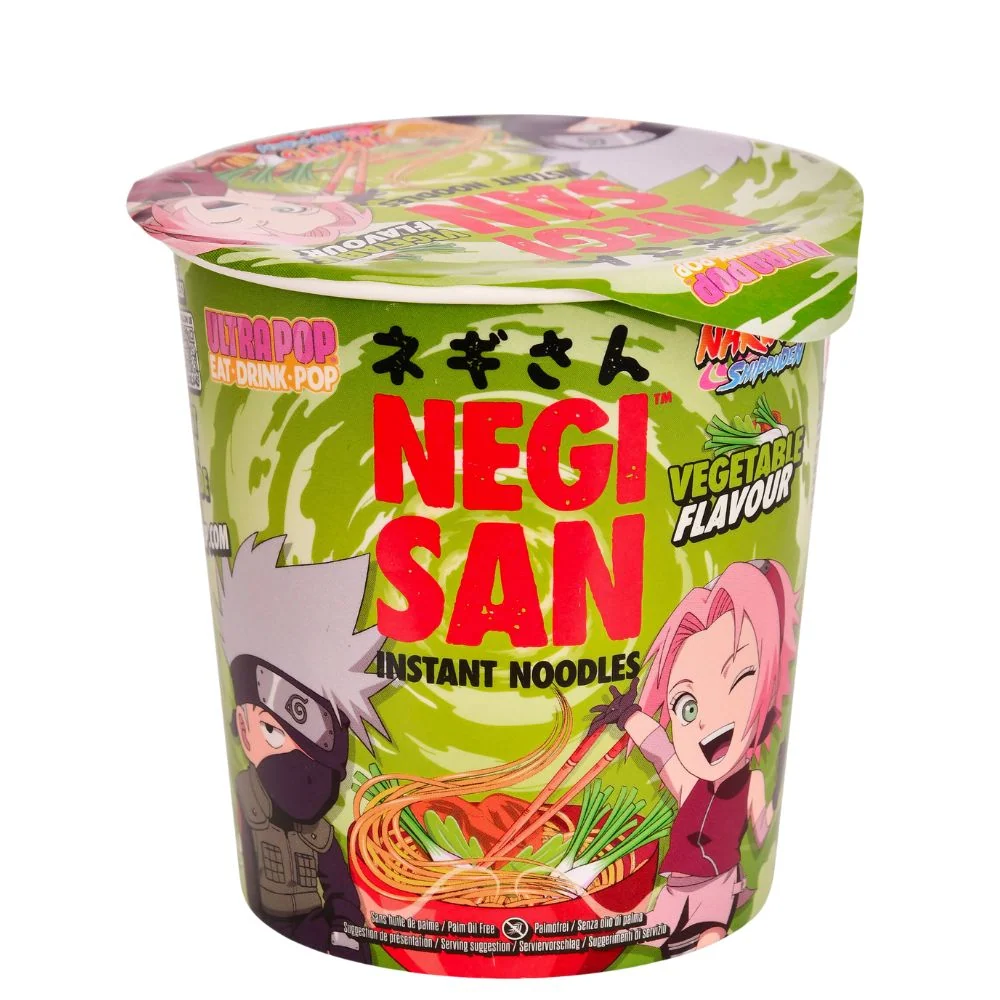 Naruto Ultra Pop Instant Noodles Povrće Sakura i Kakashi, rezanci s okusom povrć od 65g