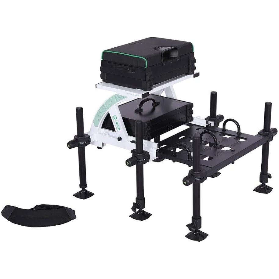 Sensas World Champion 3910 Seatbox White & Green