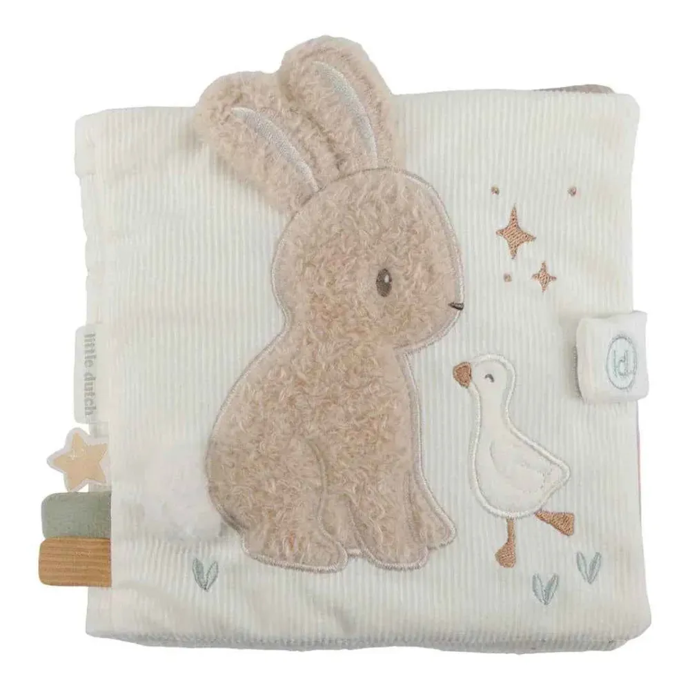Little Dutch® Aktivnostna knjigica Newborn Naturals Beige