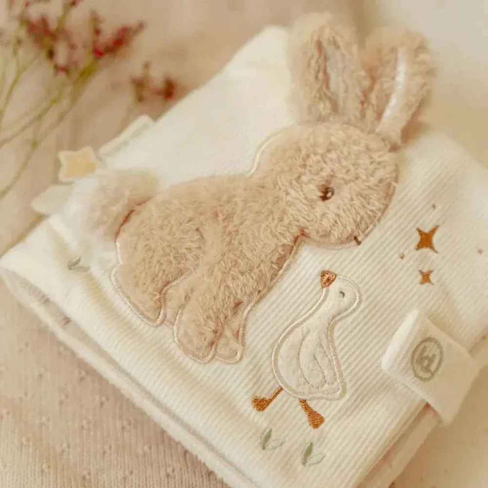 Little Dutch® Aktivnostna knjigica Newborn Naturals Beige