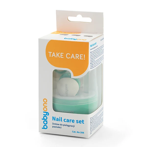 BabyOno Set za manikuru u kutijici, mint