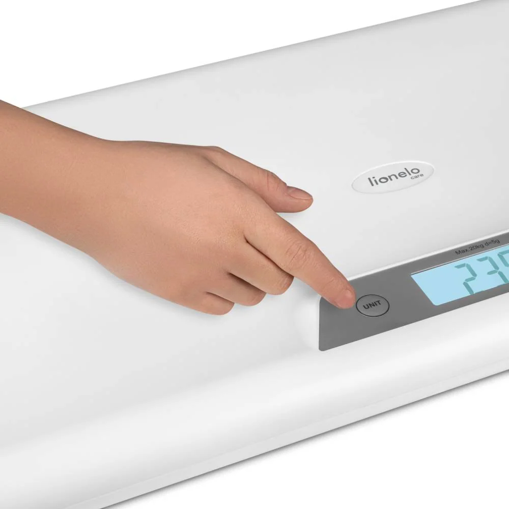 Lionelo digitalna vaga za bebe Babybalance, White