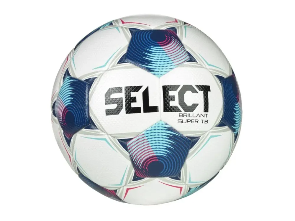 Nogometna lopta Select FB Brillant Super TB bijela ljubičasta