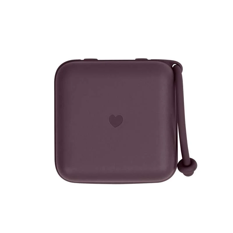 BIBS Accessories Pacifier Box - Sutteboks m. Plads til 3 Sutter - Plum