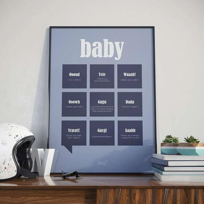 Dialægt Baby boy - flere størrelser