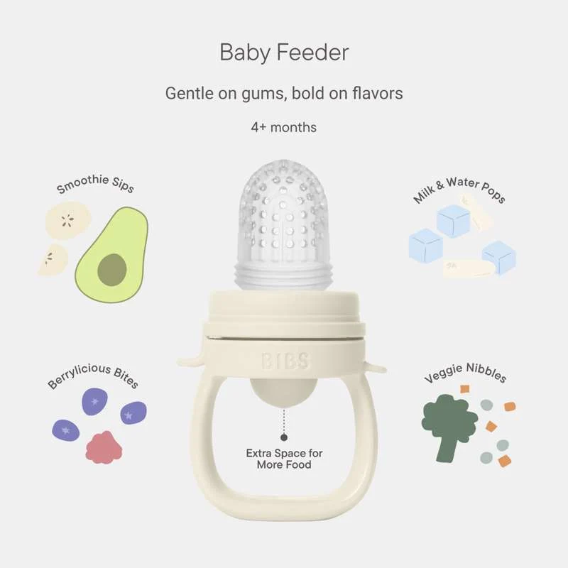 BIBS Večera - Baby Feeder Smagesut - Fossil Grey