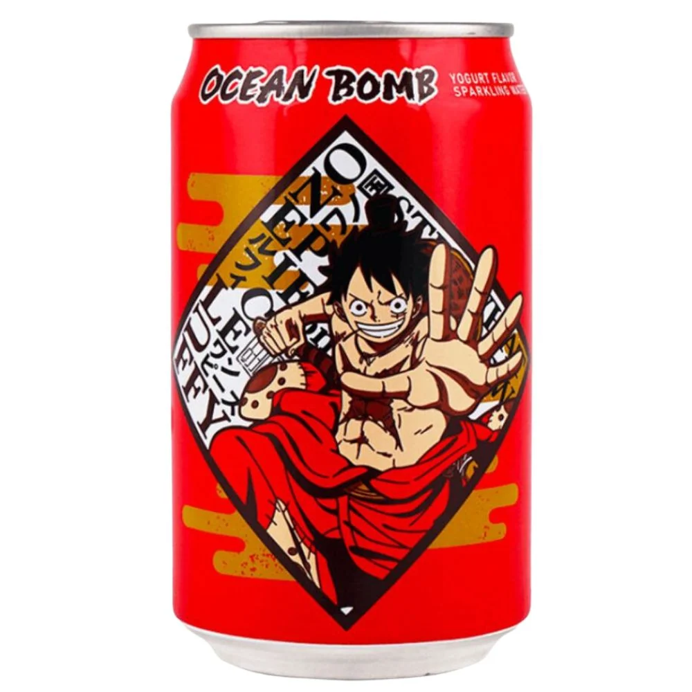 Ocean Bomb Luffy Limited Edition, gazirano piće s okusom jogurta od 330ml