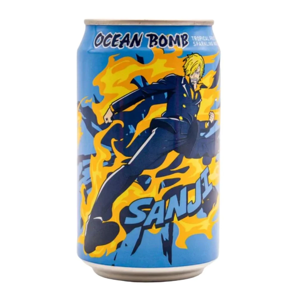 Ocean Bomb Sanji Limited Edition, gazirano piće s okusom tropskog voć od 330ml