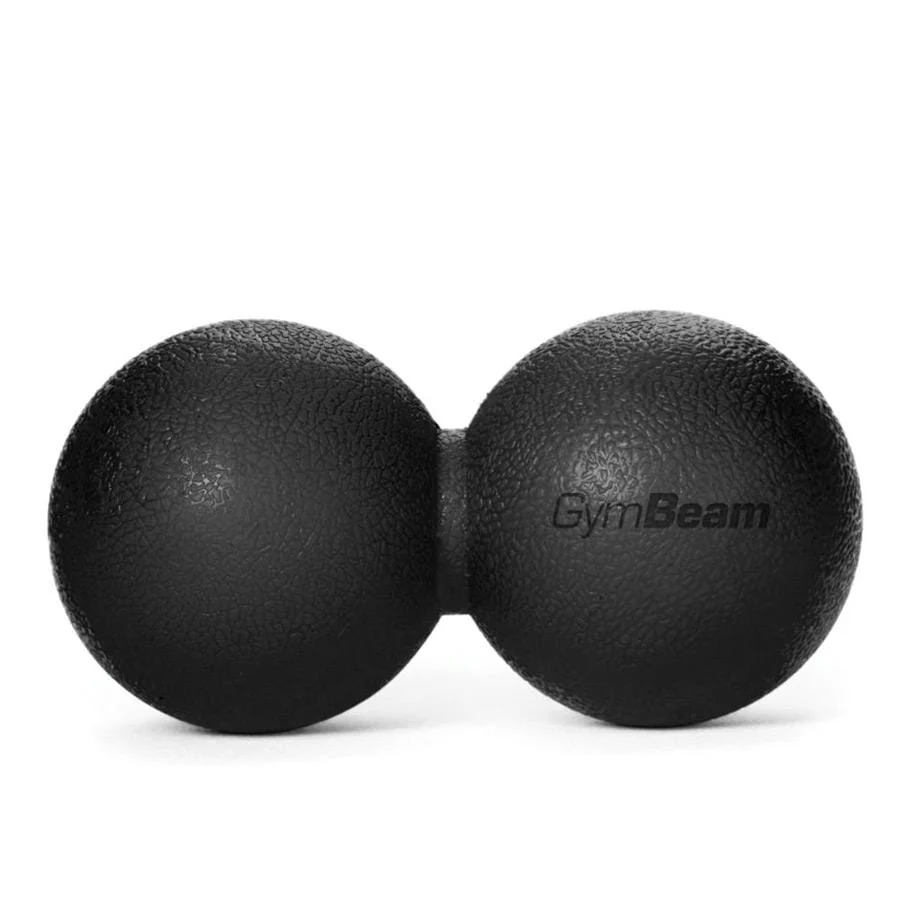 Masažni rekvizit DuoRoll crni GymBeam