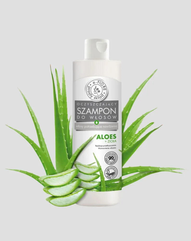Šampon za čišćenje kose na bazi aloe i bilja za svakodnevnu uporabu E-Fiore