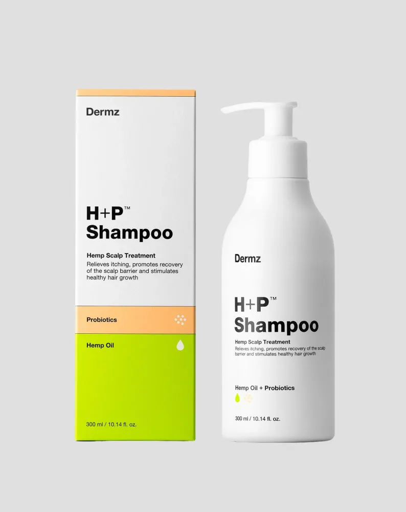 Šampon od konoplje s probioticima za borbu protiv svrbež i ljuštenja vlasišta H+P Dermz