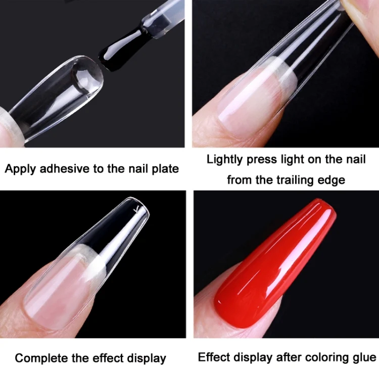 Aplikatori za veštačke nokte-French soft gel tips