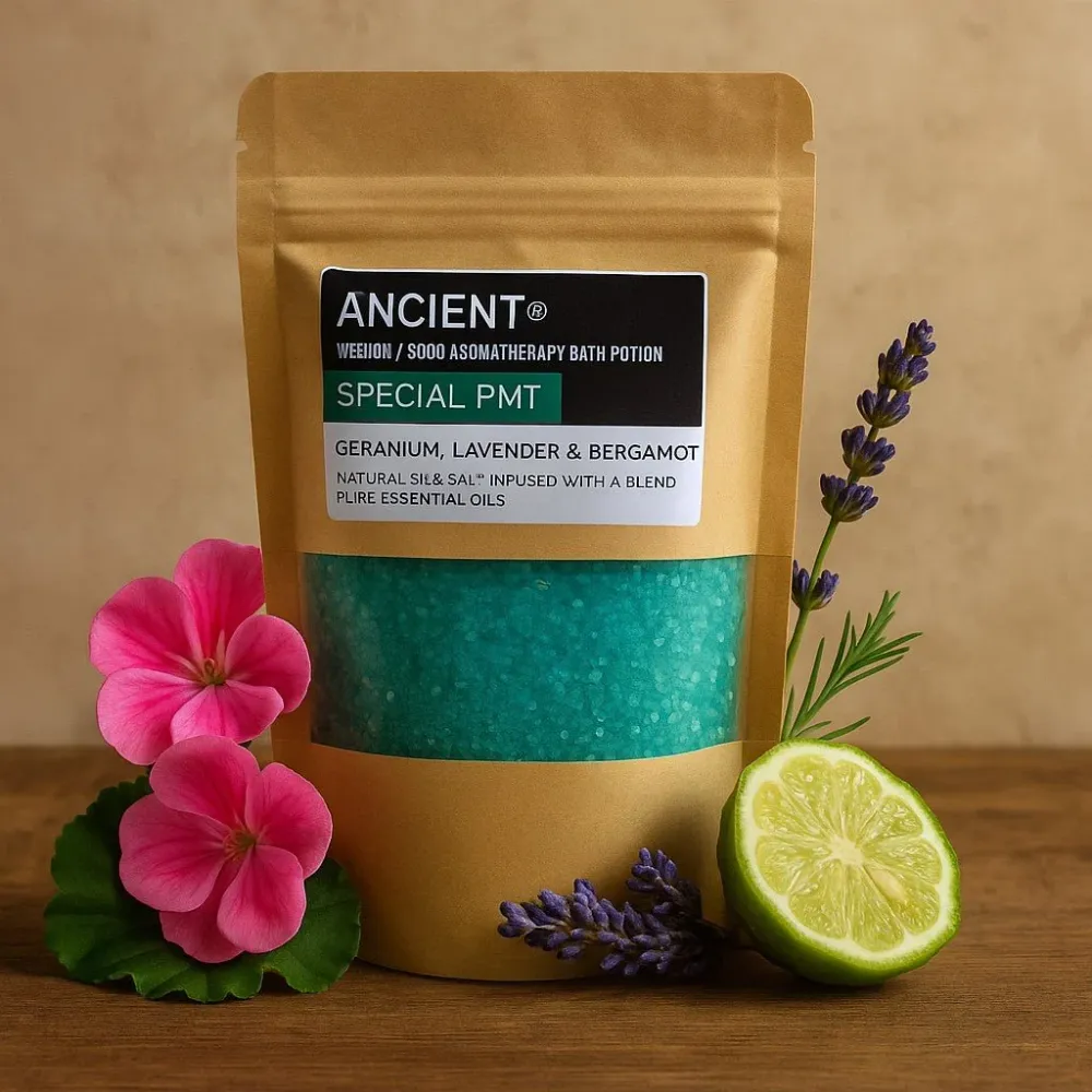 Aromaterapijske kupke soli Geranij Lavanda Bergamot 350g