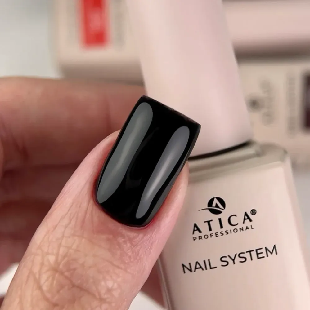 Gel lak za nokte №2 - Deep Black 8ml Atica