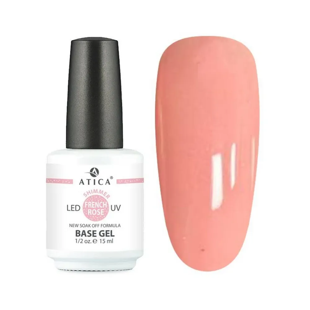 Kamuflažna baza French Rose Fiber 15 ml Atica