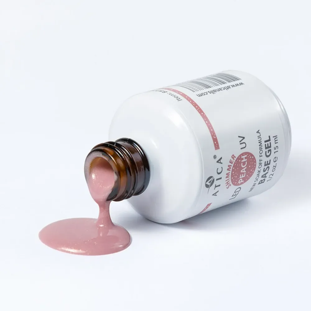 Kamuflažna baza Peach Shimmer 30 ml Atica