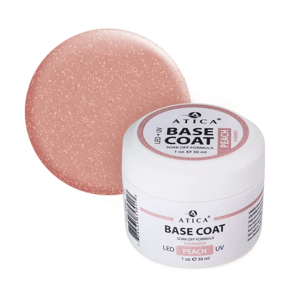Kamuflažna baza Peach Shimmer 30 ml Atica