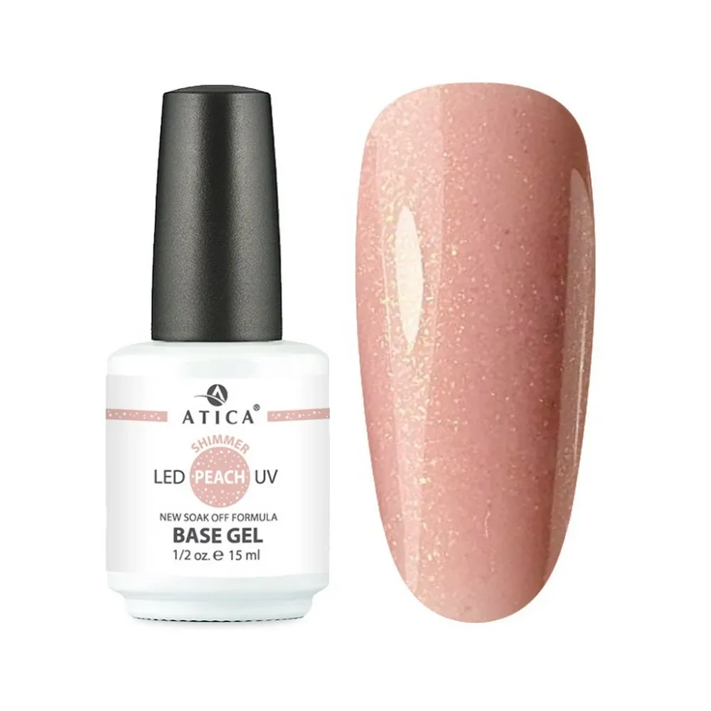 Kamuflažna baza Peach Shimmer 15 ml Atica