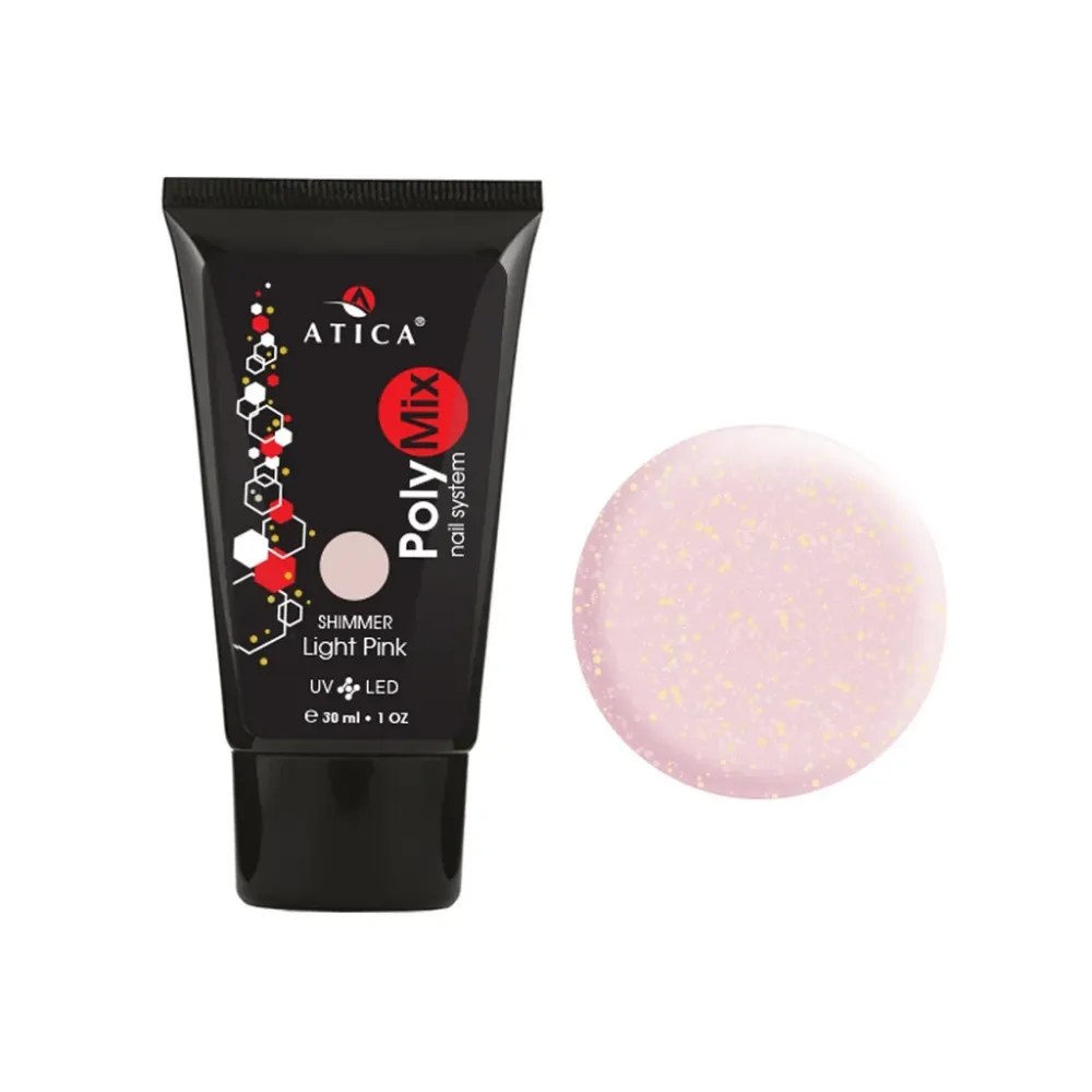 PolyGel PolyMix Light Pink Shimmer 30 ml Atica