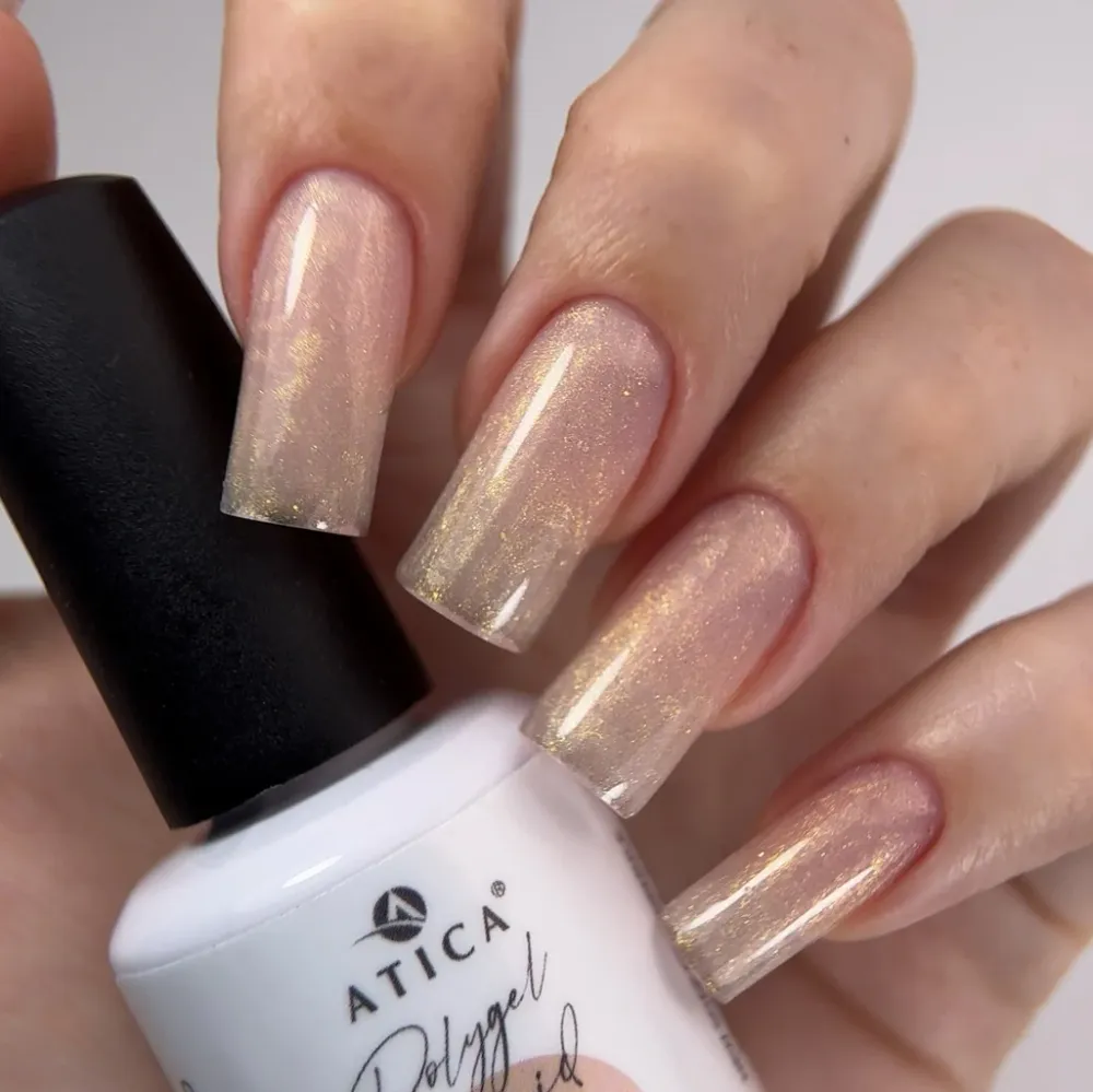 Polygel tekućina №1 Fair Shimmer 15 ml Atica