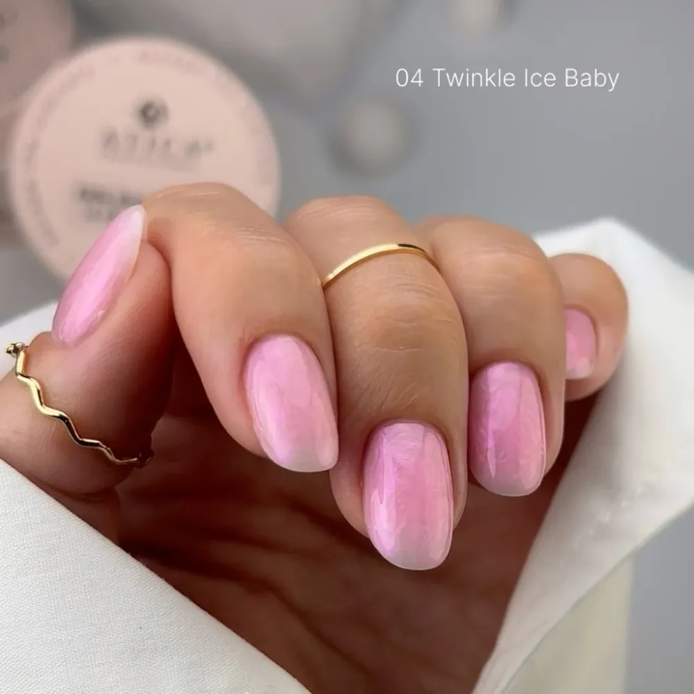 Skulpturalni gel eXel Twinkle Collection №4 - Ice Babу 30 ml Atica