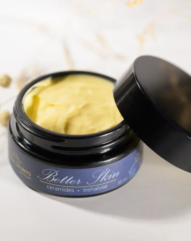 Better Skin Natural Secrets dnevna ili noćna krema za lice s ceramidima i trehalozom