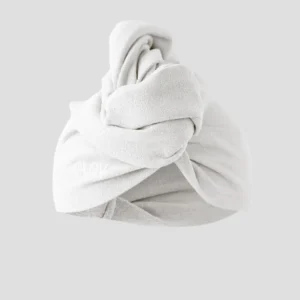 Bijeli turban za kosu koji skraćuje vrijeme sušenja, prikladan za sve tipove kose Hair Wrap Glov