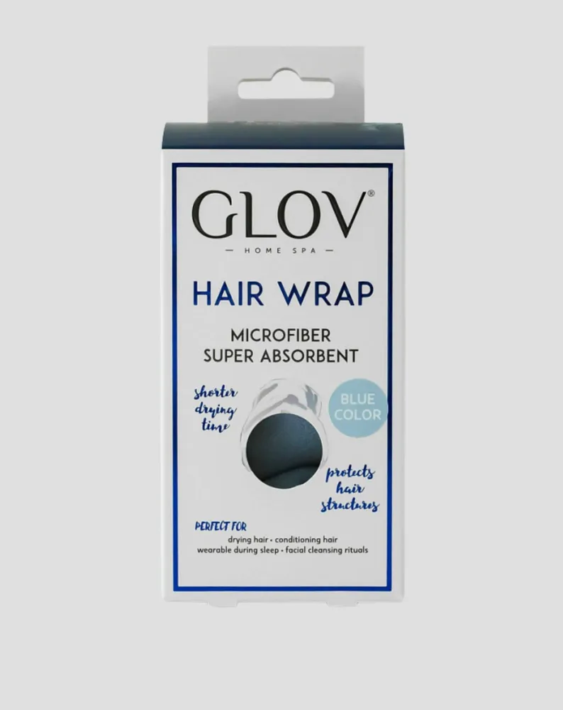 Bijeli turban za kosu koji skraćuje vrijeme sušenja, prikladan za sve tipove kose Hair Wrap Glov