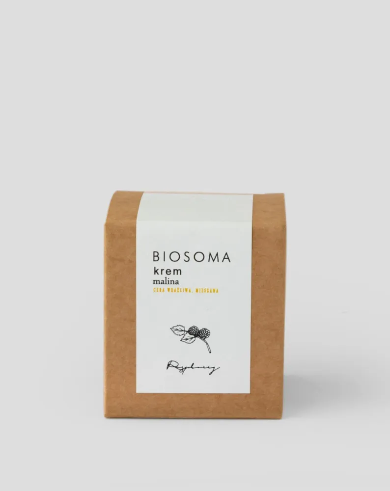 Biosoma hranjiva i hidratantna krema za lice s malinom i hijaluronskom kiselinom