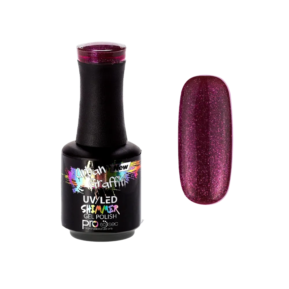 Blacked Out Cherry - UGGP-A0407 Urban Graffiti Gel Lak za Nokte 15ml