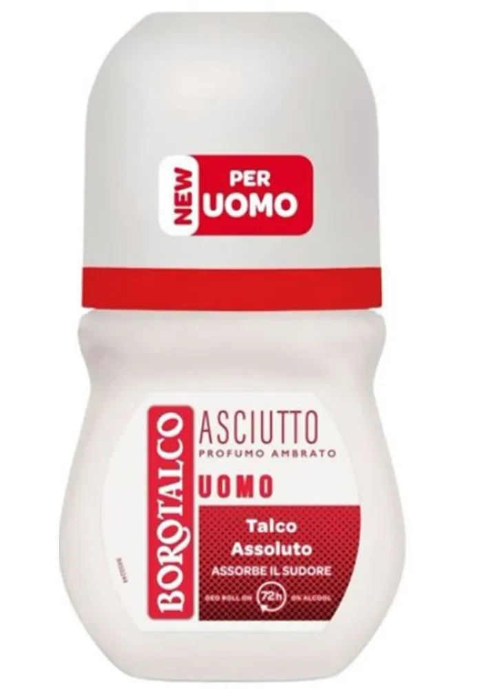 Borotalco Roll on deodorant amber Invisible MAN 50ml