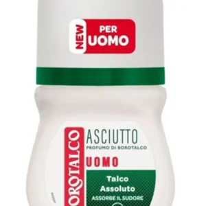 Borotalco Roll on deodorant asciouto Invisible MAN 50ml