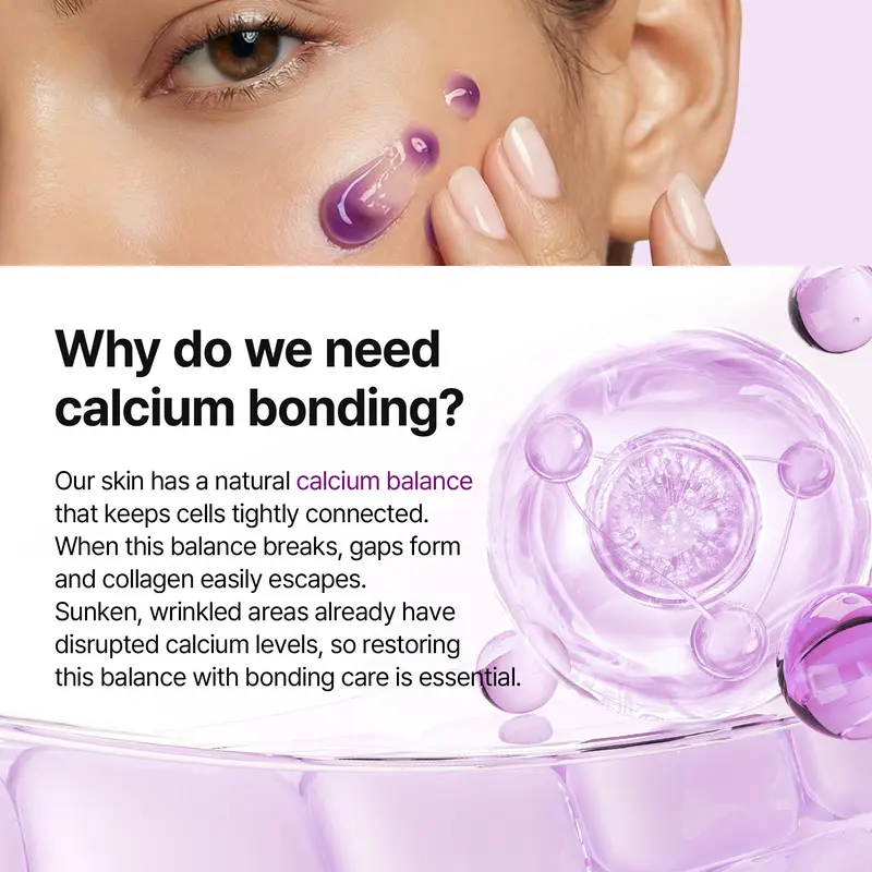 Calcium Bonding Eye Cream formulated Sunken Under-Eyes, Sagging Eye Bags, and Fine Lines