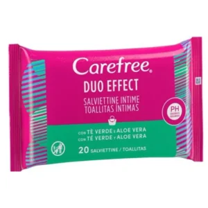 Carefree Intimate wipes Aloe & Green tea