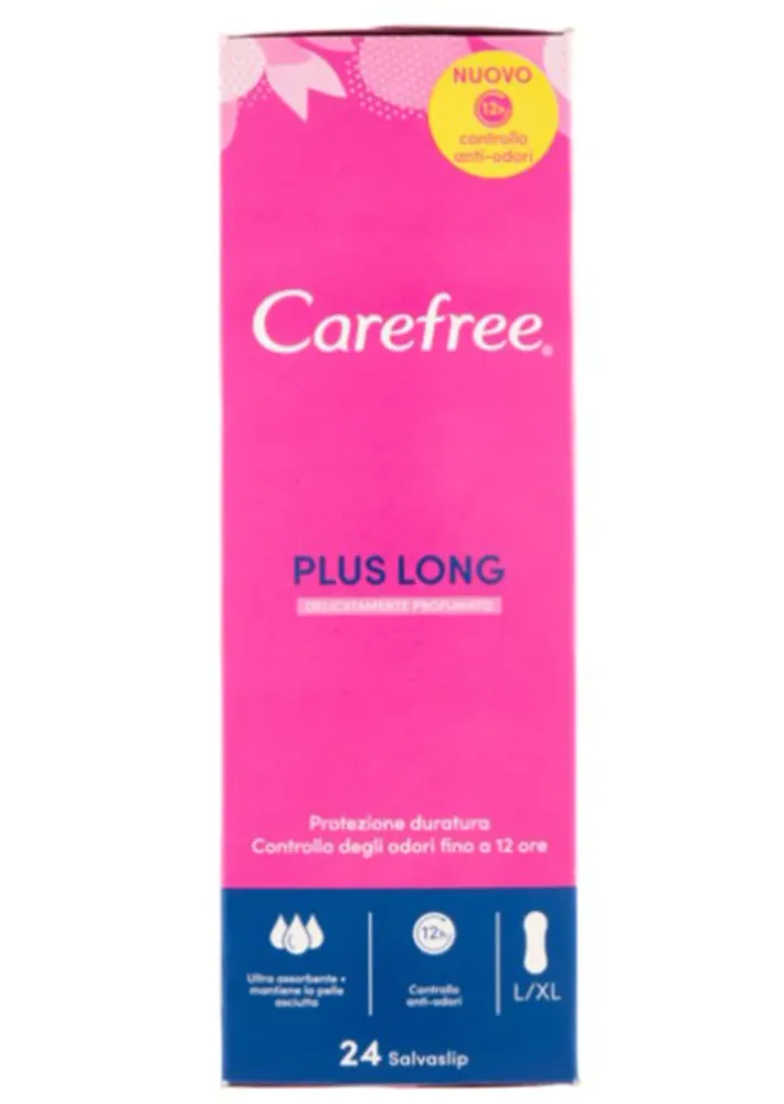 Carefree Pantyliners Plus long x 24